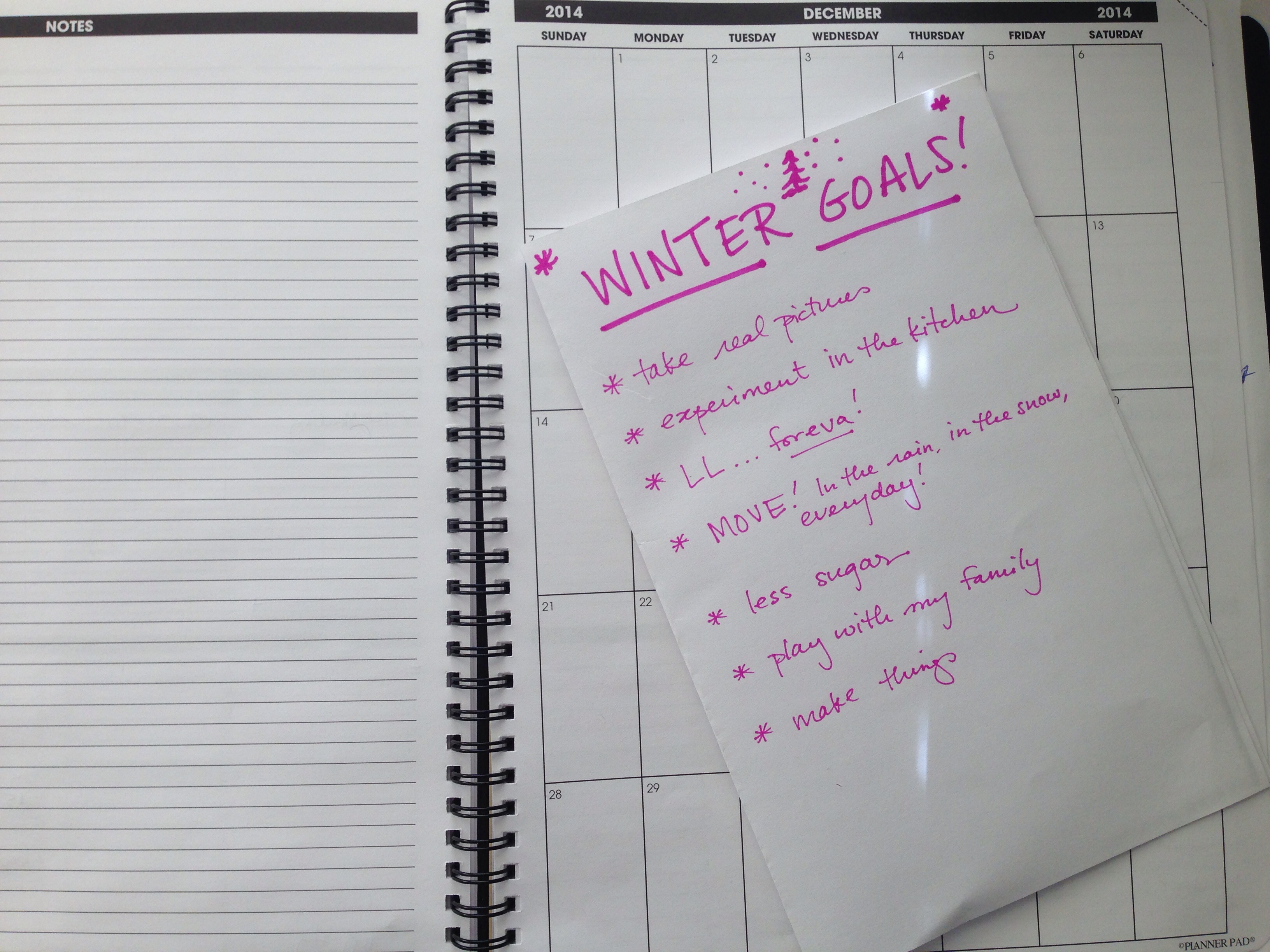 setting winter goals