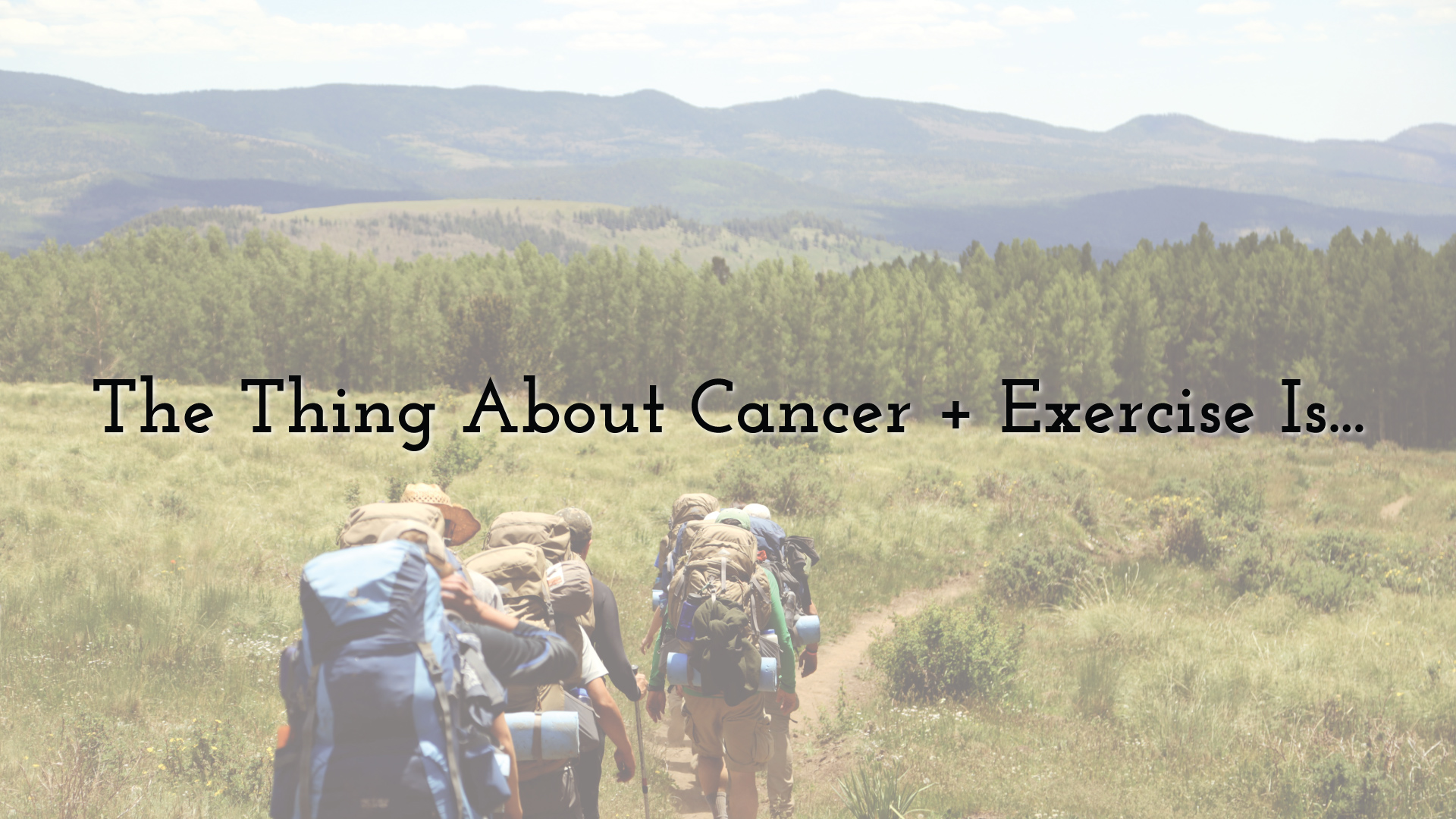 young adult cancer and exercise