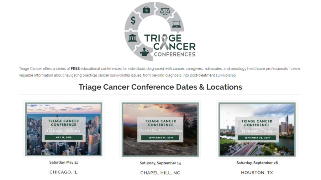 triage cancer conferences